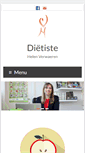 Mobile Screenshot of dietiste-helen.be